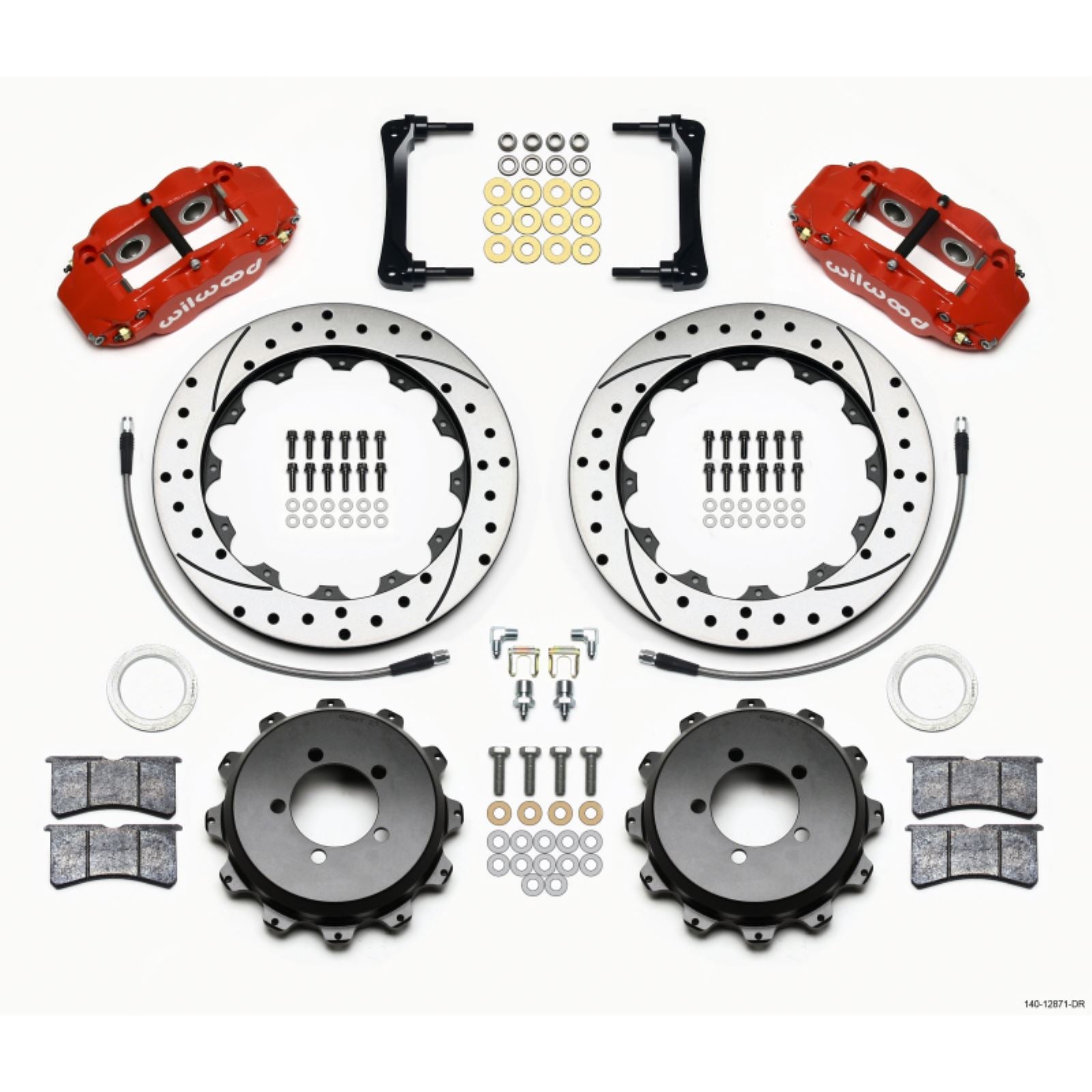Wilwood Narrow Superlite 4R Rear Kit - Red for 2012-Up Toyota/Scion [MPN: 140-12871-DR]_1817758