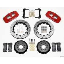 Wilwood AERO6 Front Hat Kit 14.00 Drilled - Red for 2005-2014 Mustang [MPN: 140-10830-DR]_1817846