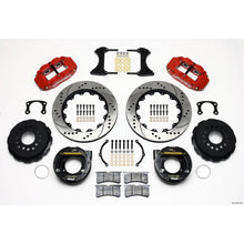 Wilwood Narrow Superlite 4R Rear P-Brk Kit 14.00in Drill - Red for Ford [MPN: 140-10012-DR]_1817873