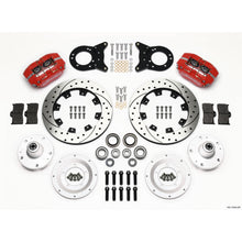 Wilwood Dynapro Dust-Boot Front Kit 12.19in Drill Red for 1965-1969 Mustang [MPN: 140-13344-DR]_1817937
