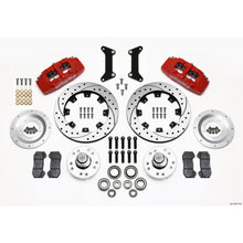 Wilwood Dynapro 6 Front Hub Kit 12.19in Drilled - Red for 79-87 GM G Body [MPN: 140-12837-DR]_1817900