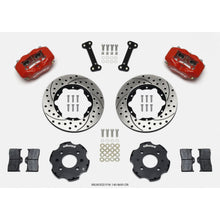 Wilwood Forged Dynalite Front Hat Kit 11.00in Drilled Red for Integra/Civic [MPN: 140-8695-DR]_1817968