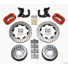 Wilwood Forged Dynalite P/S Rear Kit Drilled Red for New Big Ford [MPN: 140-2118-DR]_1817980