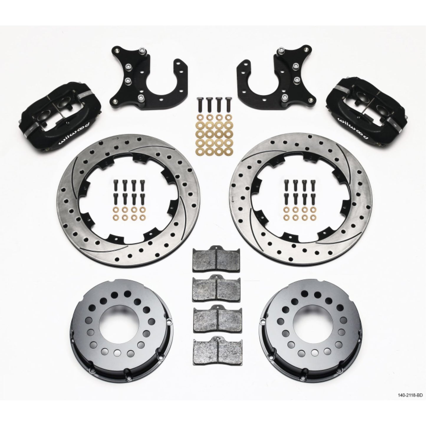 Wilwood Forged Dynalite P/S Rear Kit for New Big Ford 2.50in Offset [MPN: 140-2118-BD]_1818007