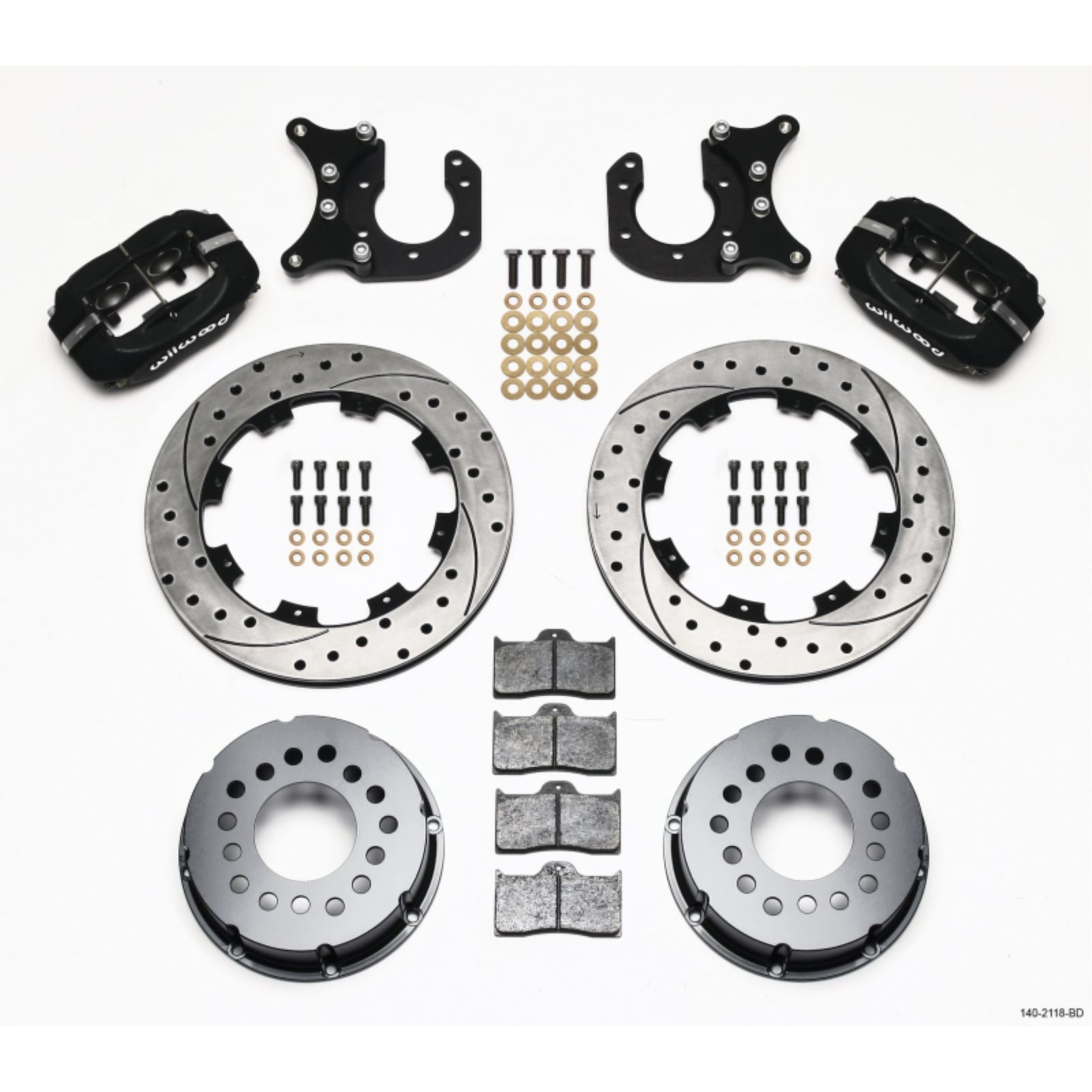 Wilwood Forged Dynalite P/S Rear Kit for New Big Ford 2.50in Offset [MPN: 140-2118-BD]_1818007