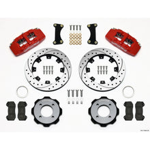 Wilwood Dynapro 6 Front Hat Kit 12.19in Drilled - Red for 2011 Fiesta [MPN: 140-11899-DR]_1818044