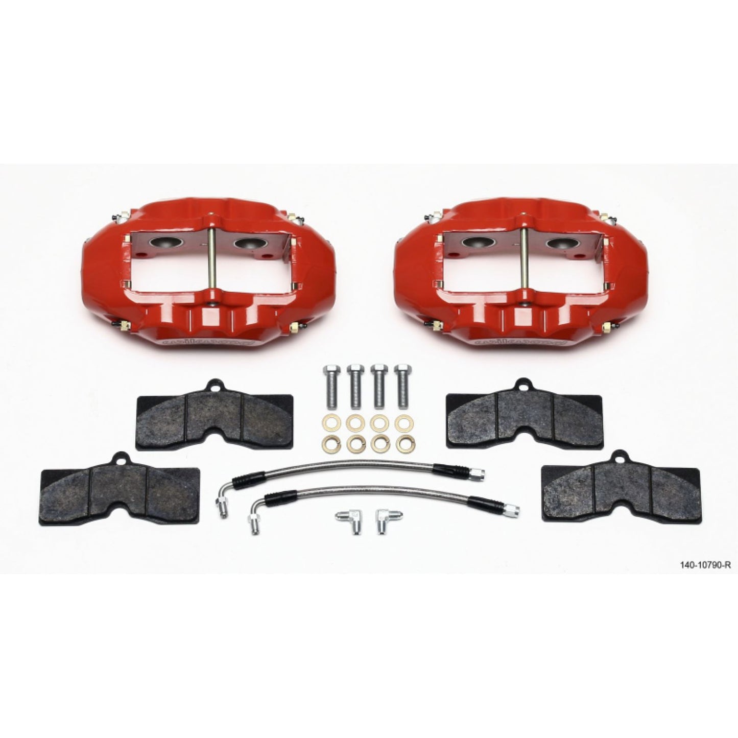 Wilwood D8-4 Rear Caliper Kit Red for Corvette C2/C3 65-82 [MPN: 140-10790-R]_1818070