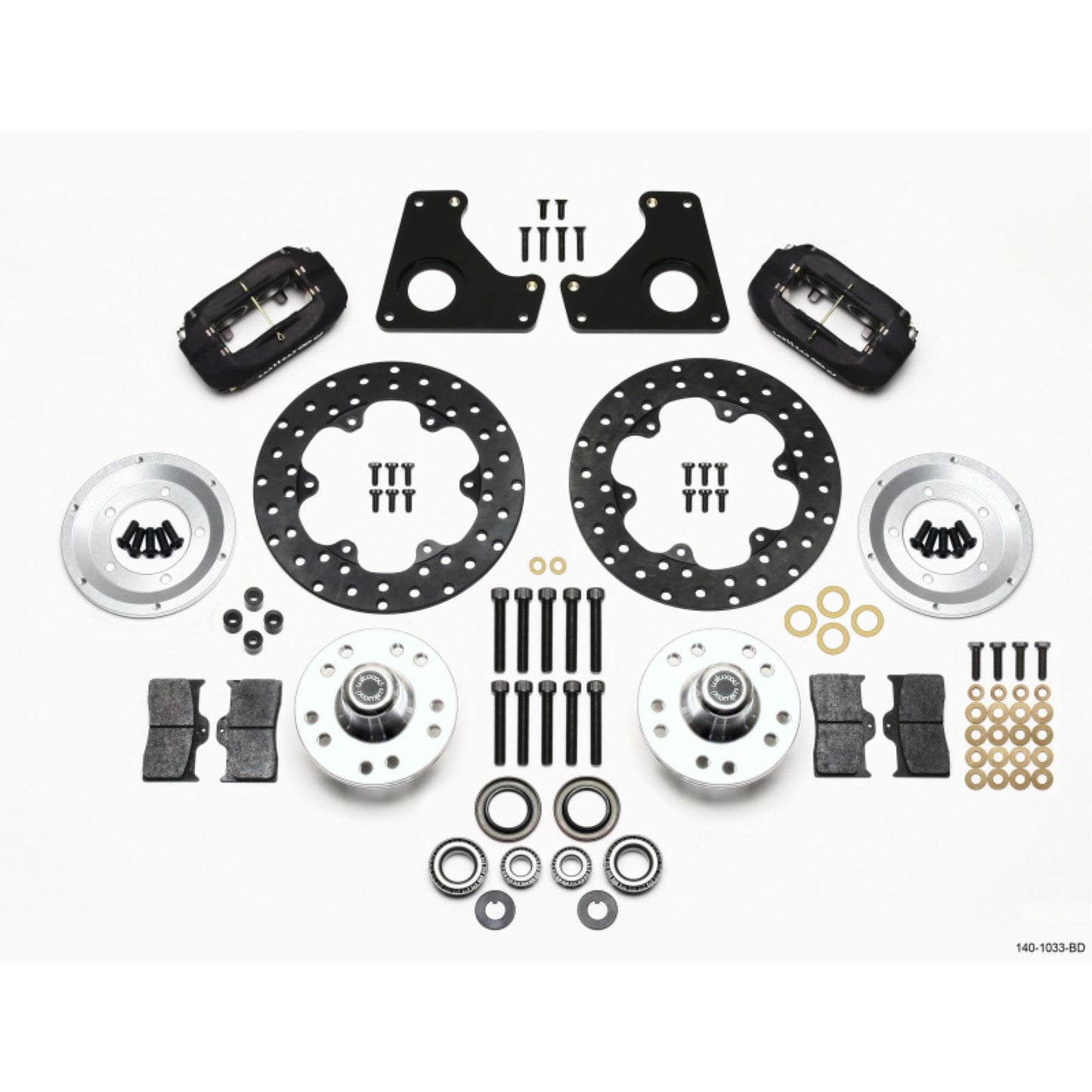 Wilwood Forged Dynalite Front Drag Kit Drilled Rotor for 79-87 GM G Body [MPN: 140-1033-BD]_1818053