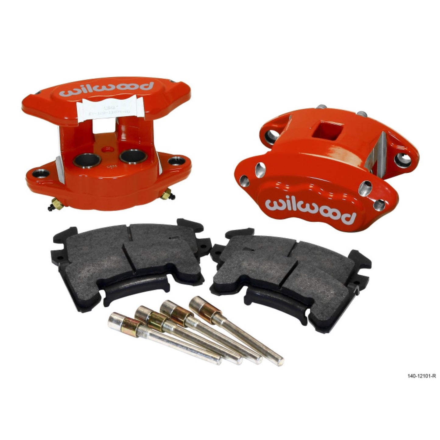 Wilwood D154 Rear Caliper Kit - Red 1.12 / 1.12in Piston 1.04in Rotor [MPN: 140-12101-R]_1818075