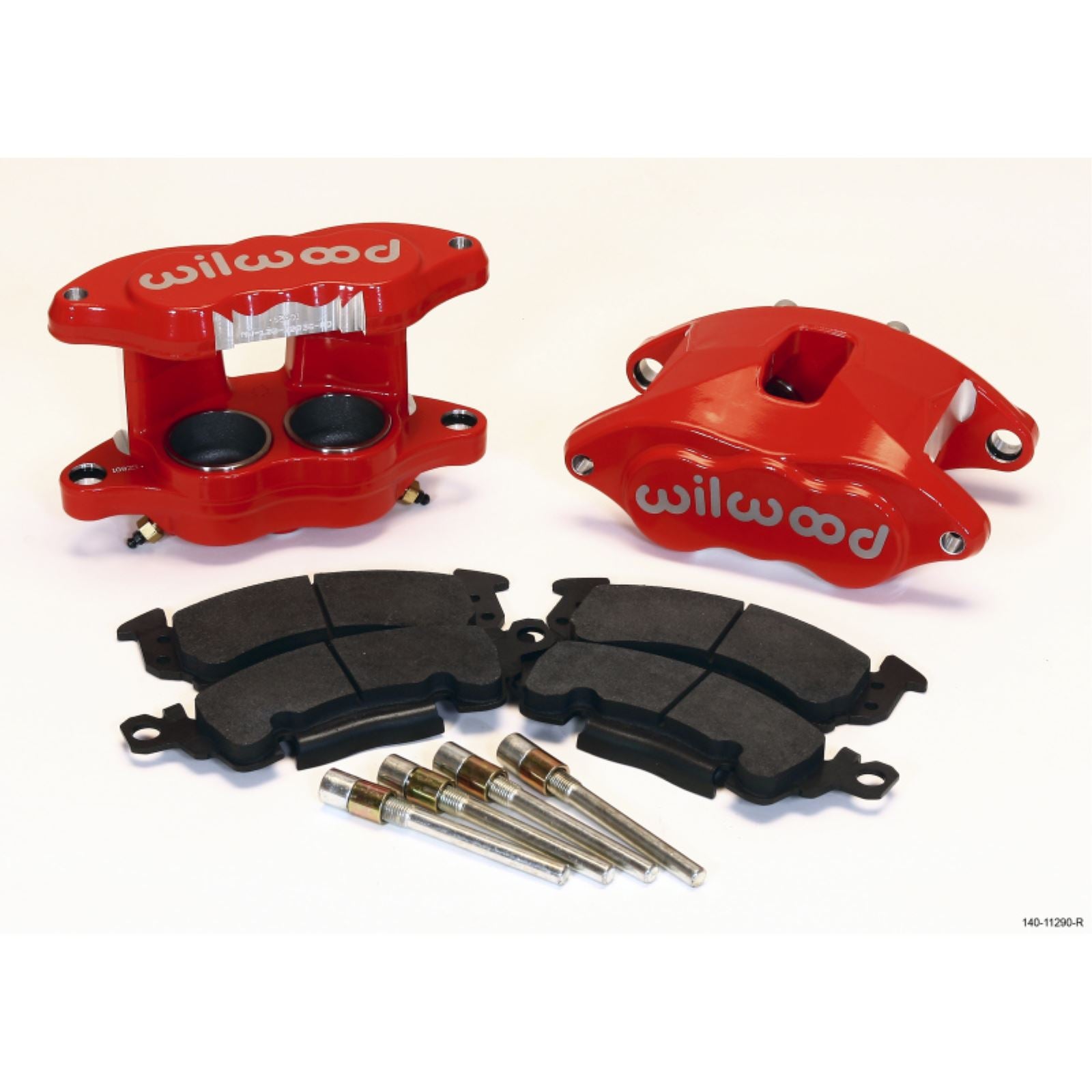 Wilwood D52 Front Caliper Kit - Red 2.00 / 2.00in Piston 1.28in Rotor [MPN: 140-11290-R]_1818087