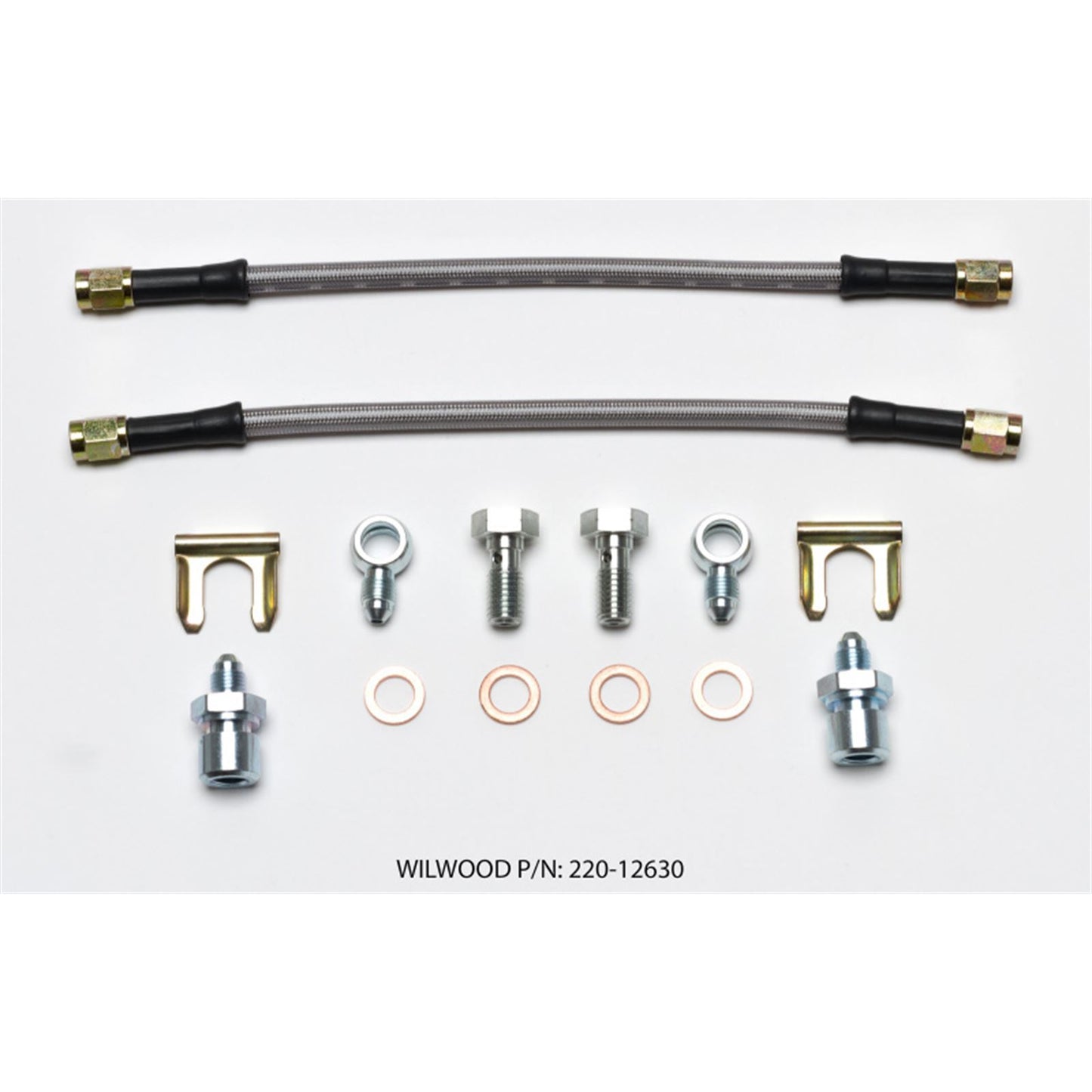 Wilwood Flexline Kit D52 Caliper 10in w/ Banjo 10mm -3/8-24 Chassis [MPN: 220-12630]_1821021