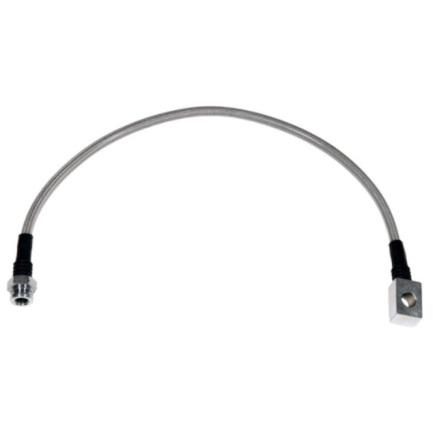 Wilwood 18.75in OAL Flexline-3 Hose to M10 by 1.00 to 12 Deg. Banjo Bubble Fl. [MPN: 220-8215]_1825487