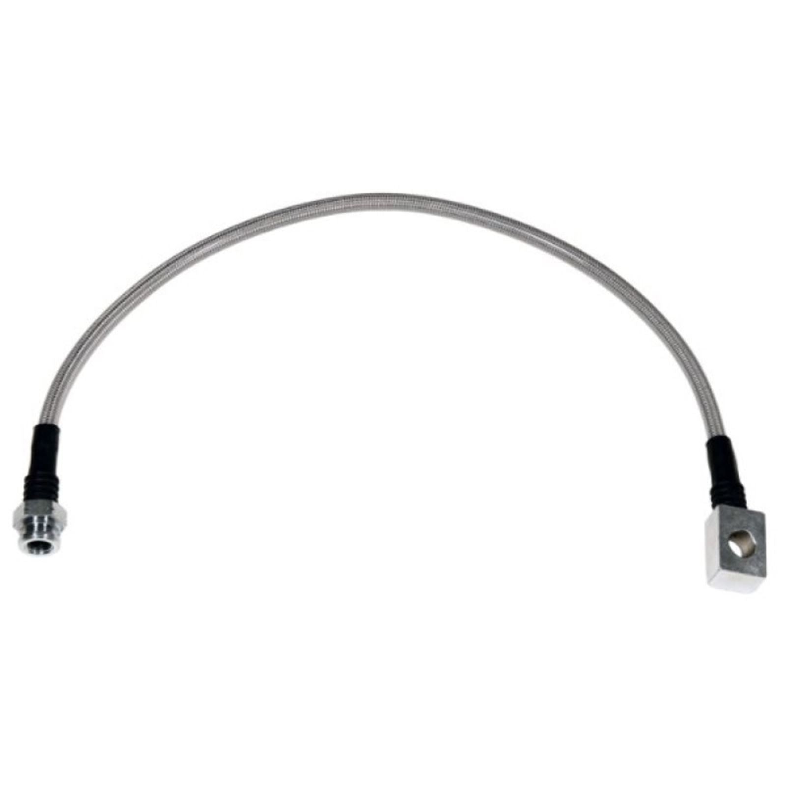 Wilwood 18.75in OAL Flexline-3 Hose to M10 by 1.00 to 12 Deg. Banjo Bubble Fl. [MPN: 220-8215]_1825487