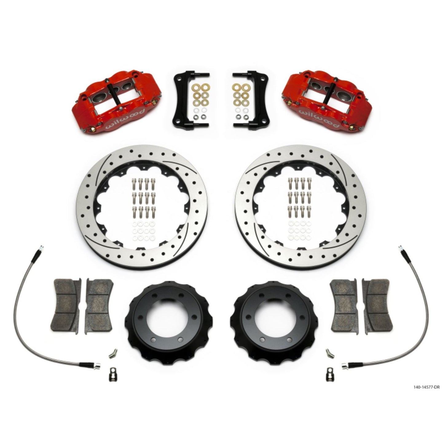 Wilwood Narrow Superlite Red 6R Front Kit for 05-15 Toyota Tacoma [MPN: 140-14577-DR]_1818123