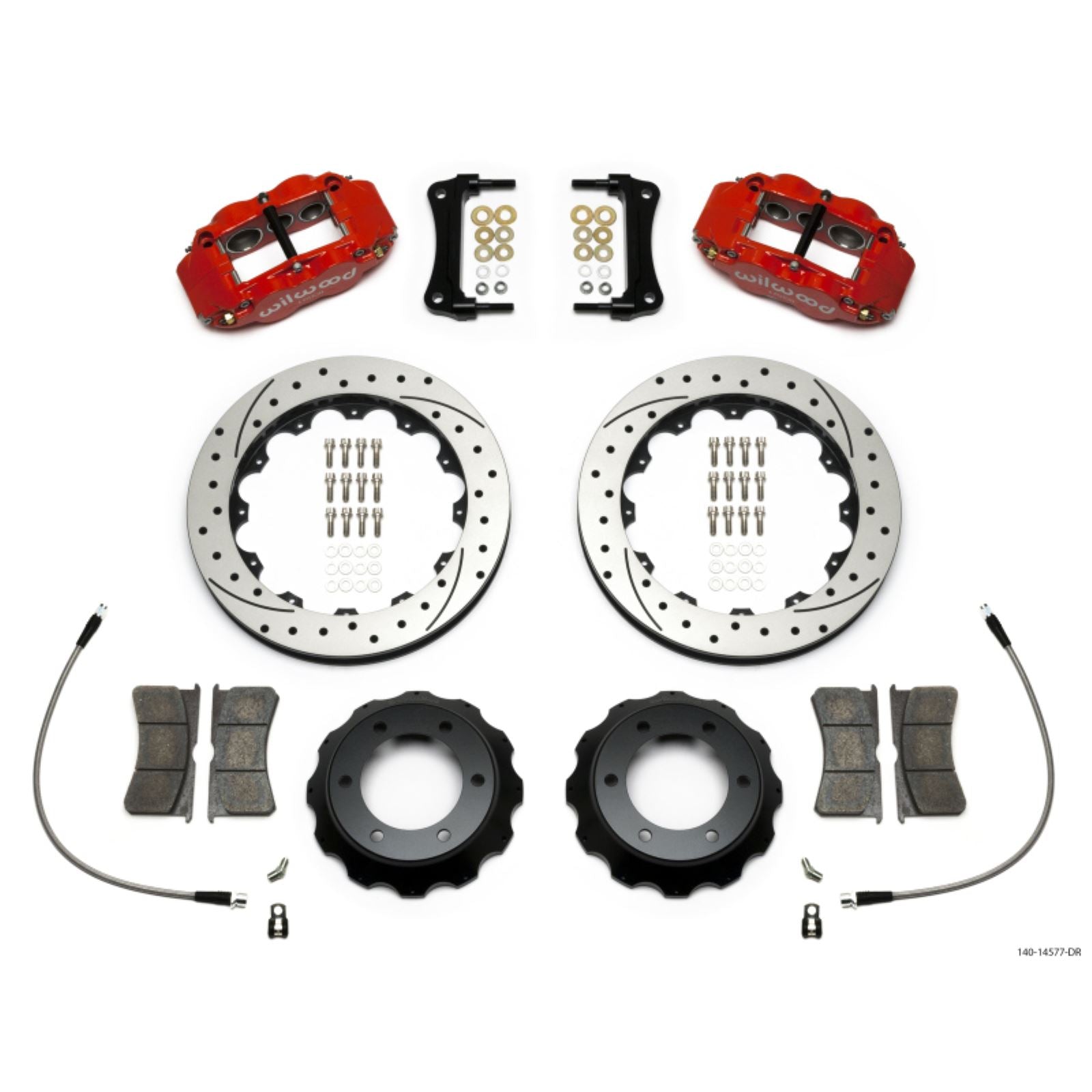Wilwood Narrow Superlite Red 6R Front Kit for 05-15 Toyota Tacoma [MPN: 140-14577-DR]_1818123