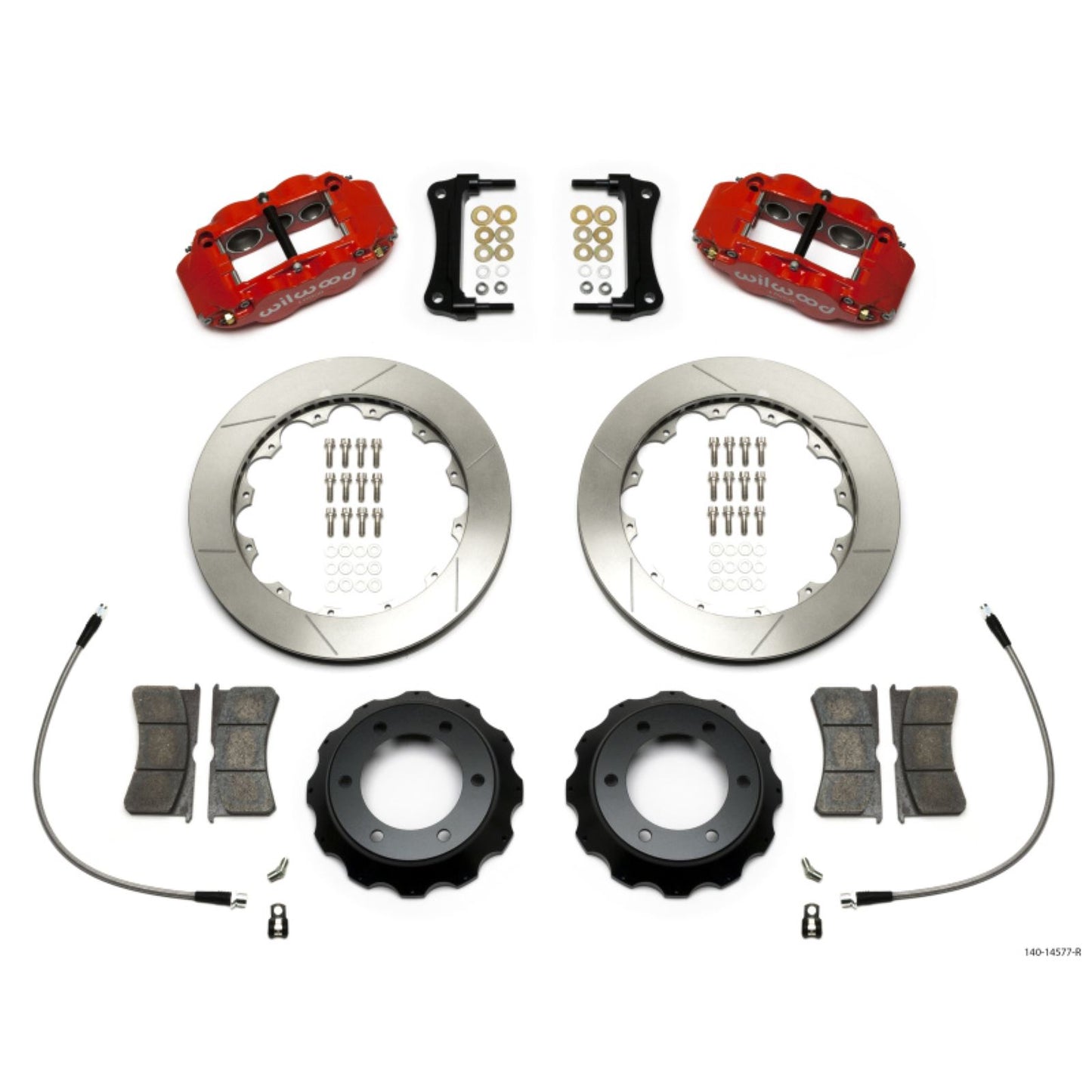 Wilwood Narrow Superlite Red 6R Front Kit for 05-15 Toyota Tacoma [MPN: 140-14577-R]_1818130