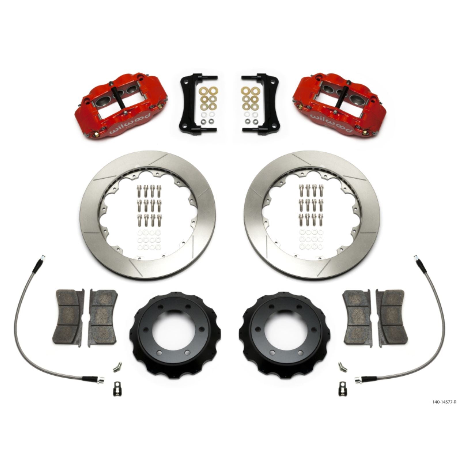 Wilwood Narrow Superlite Red 6R Front Kit for 05-15 Toyota Tacoma [MPN: 140-14577-R]_1818130