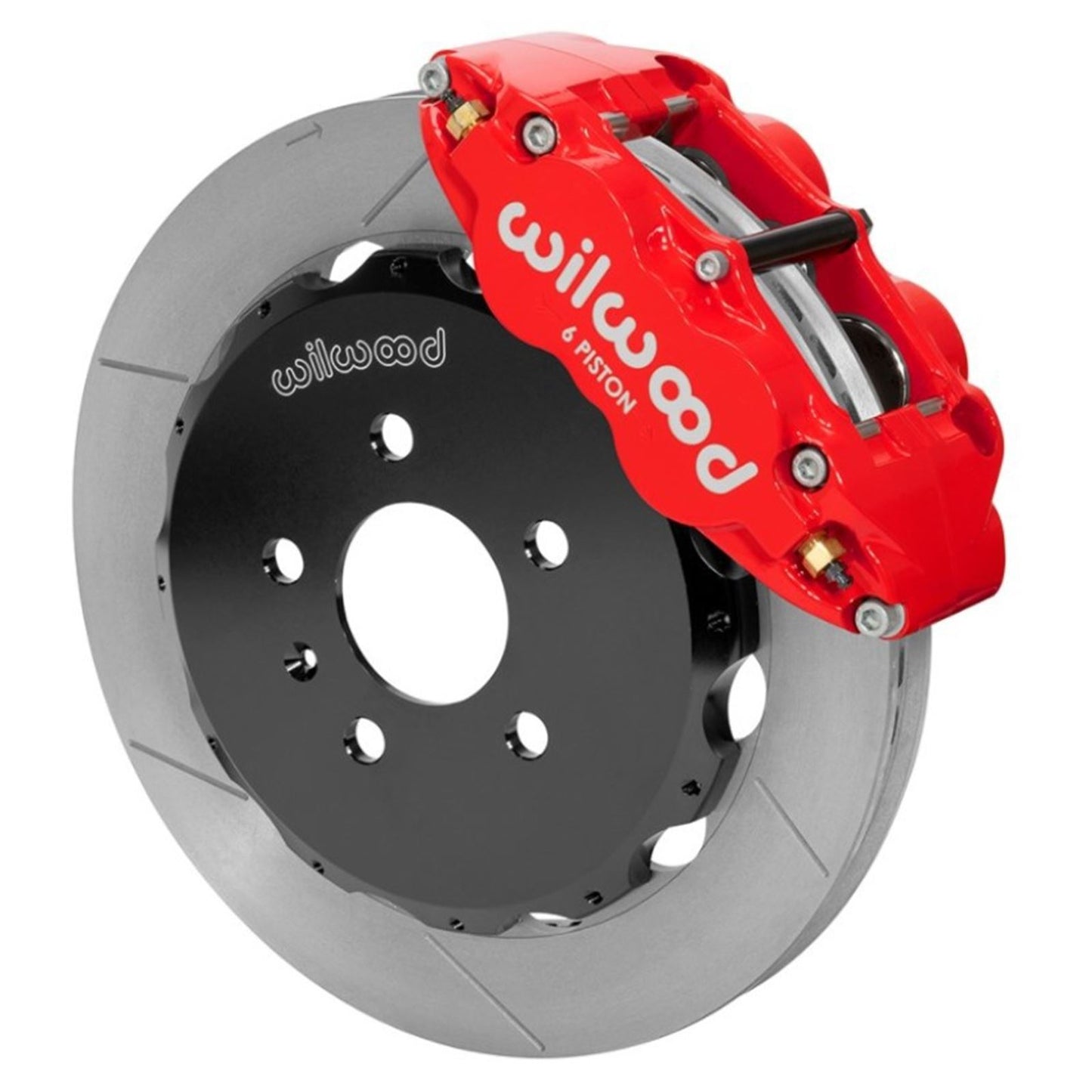 Wilwood Forged Narrow Superlite 6R Front Big Brake Kit Red for 03-08 Audi A4 [MPN: 140-14487-R]_1822109