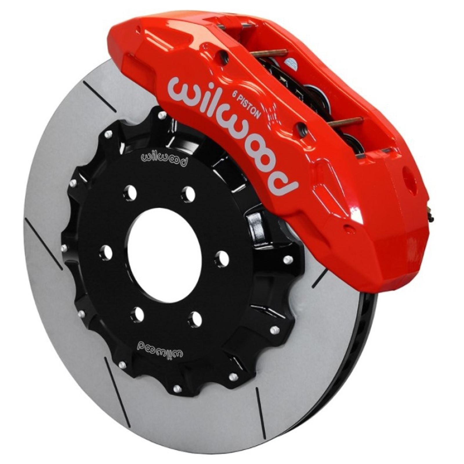 Wilwood TX6R Front Kit 15.50in Rotor w/ Lines Red for 10-14 Ford F150 Raptor [MPN: 140-15886-R]_1825159
