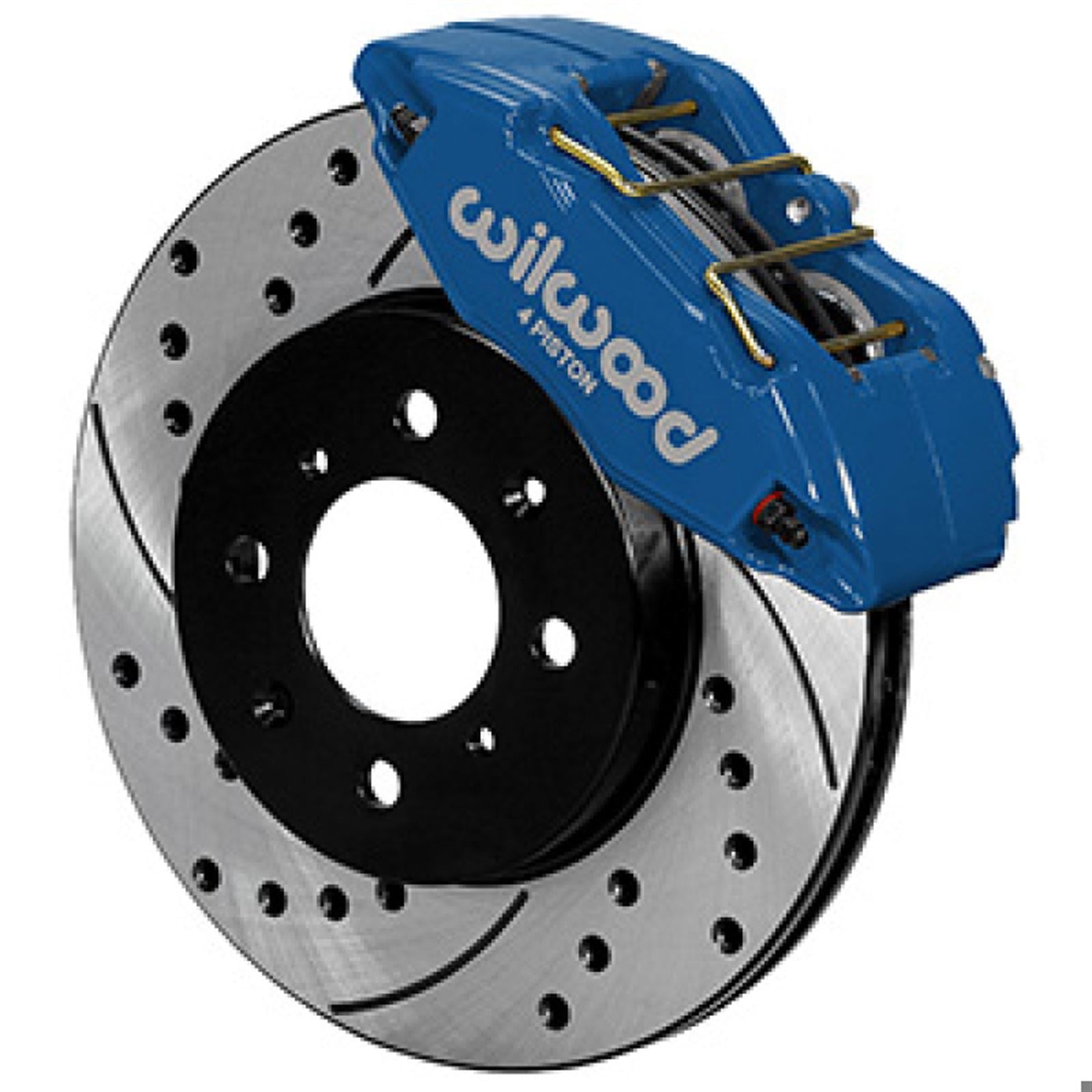 Wilwood DPHA Front Caliper & Rotor Kit Drilled for Honda/Acura - Blue [MPN: 140-12996-DCB]_1822120