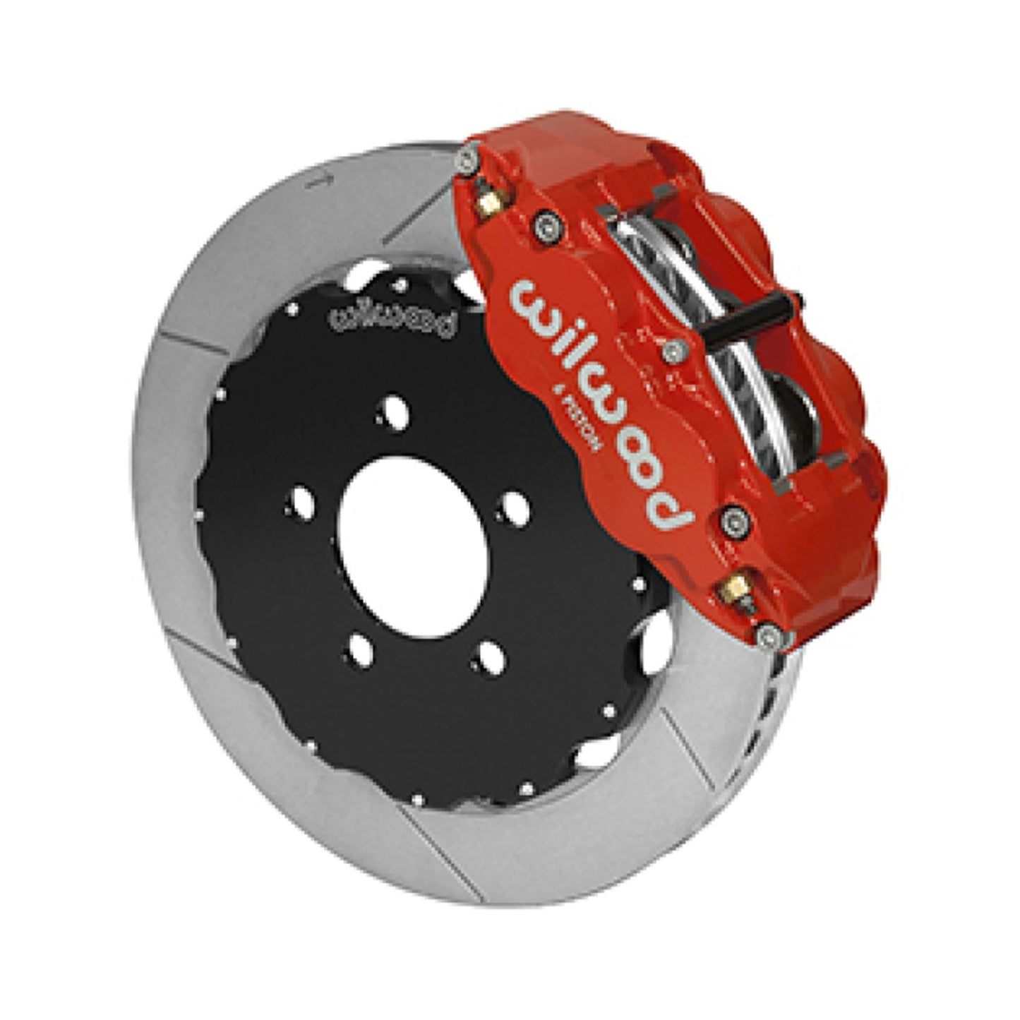 Wilwood Narrow Superlite 6R Big Brake Front Brake Kit Red for 03-11 Ford [MPN: 140-14680-R]_1825483