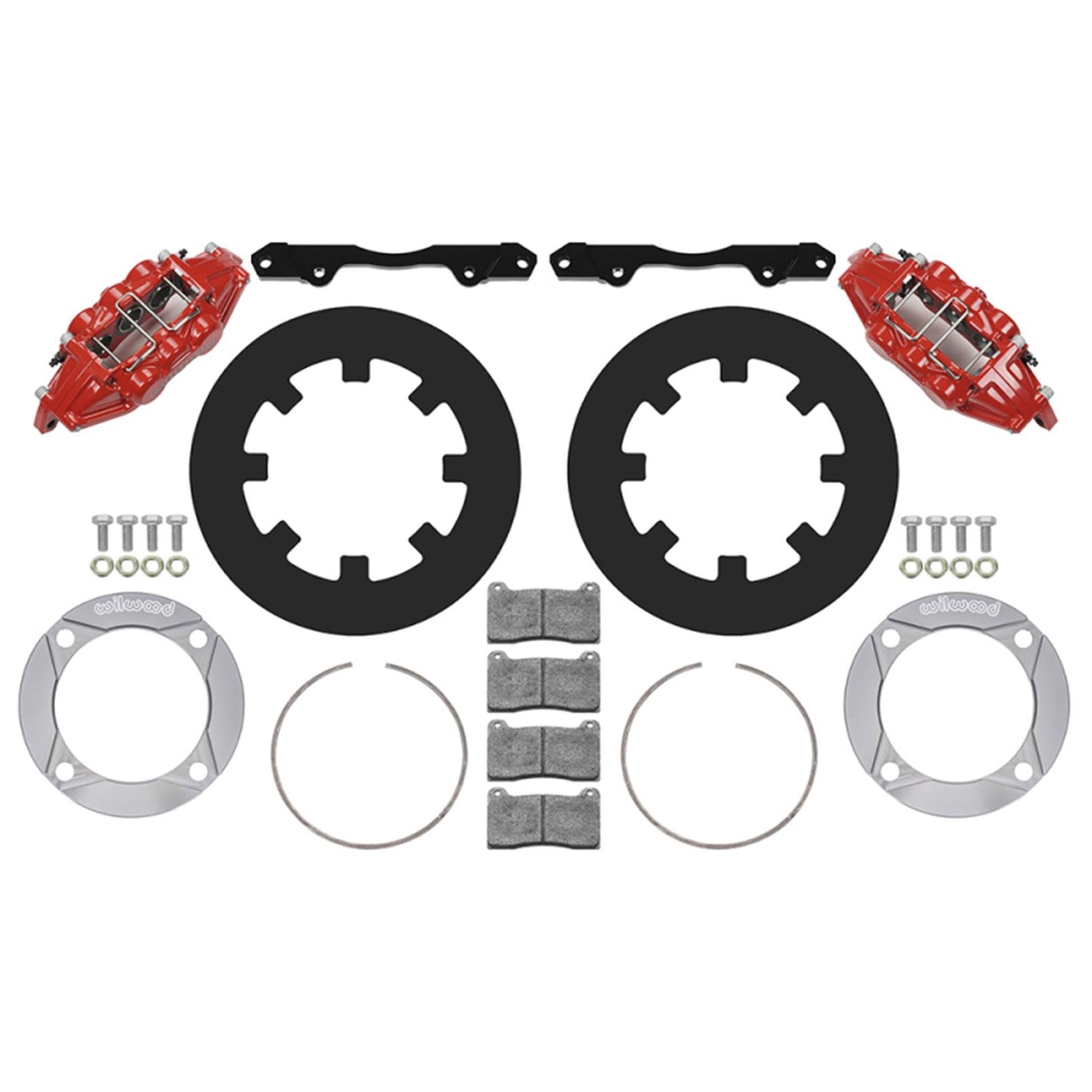 Wilwood Front Kit 11.25in - Red for 2014+ Polaris RZR XP 1000 [MPN: 140-16632-R]_1824680