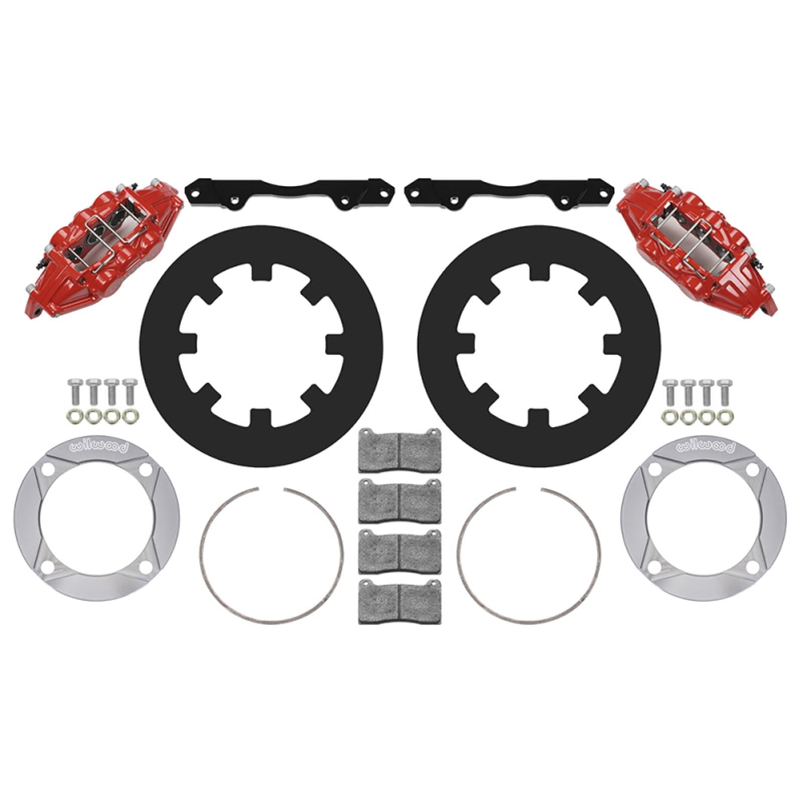 Wilwood Front Kit 11.25in - Red for 2014+ Polaris RZR XP 1000 [MPN: 140-16632-R]_1824680
