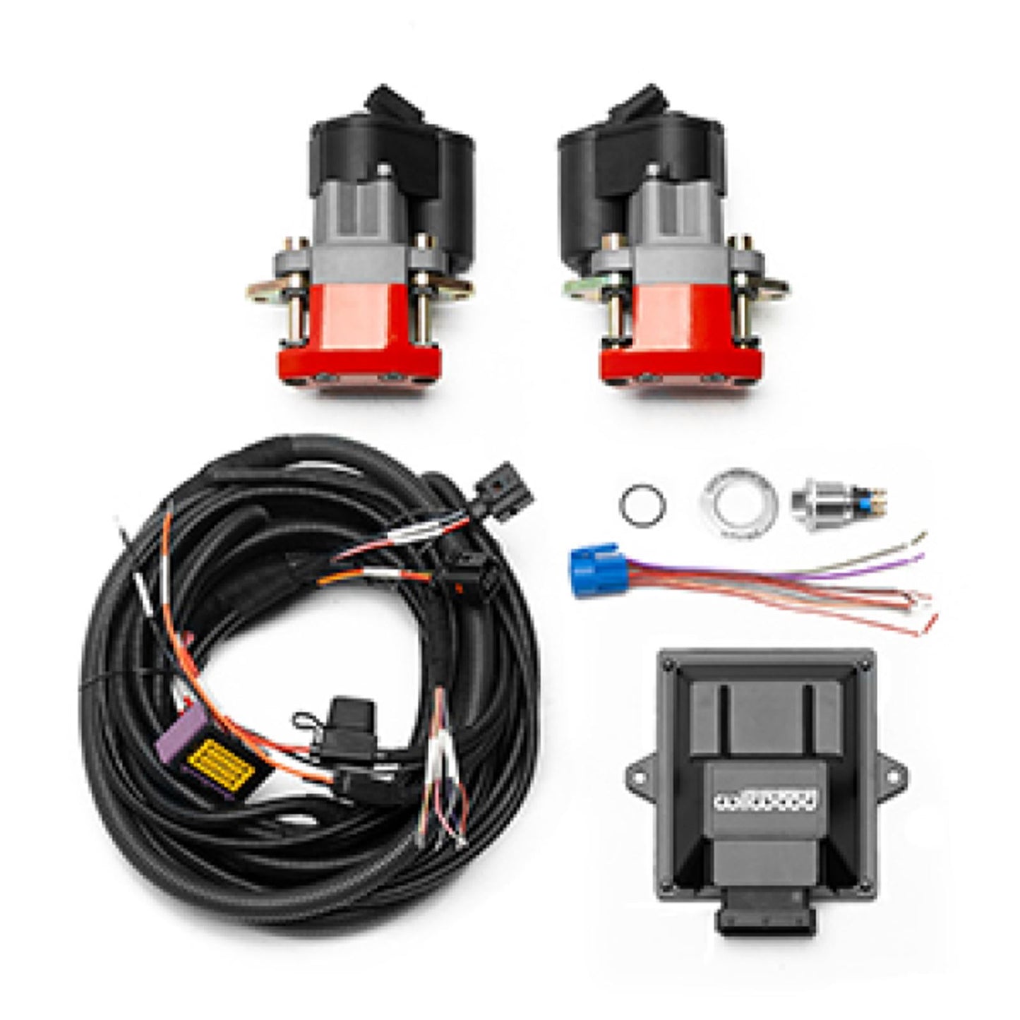 Wilwood Electronic Parking Brake Rear Retrofit Kit - 0.810in Rotor [MPN: 140-15978-RD]_1829211