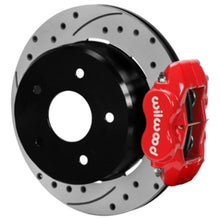 Wilwood Drill/Slot Rear Drum to Disc Conv. - Red for 88-98 Chevy Silverado [MPN: 140-17541-DR]_1829277