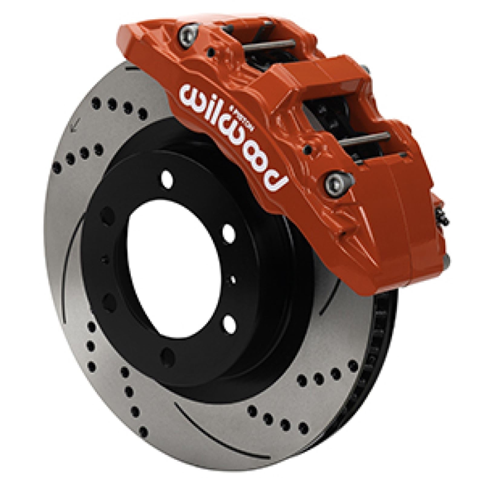 Wilwood Aero6-DM SRP Front Brake Kit Red w/Lines for 15-21 Toyota [MPN: 140-17511-DR]_1829727