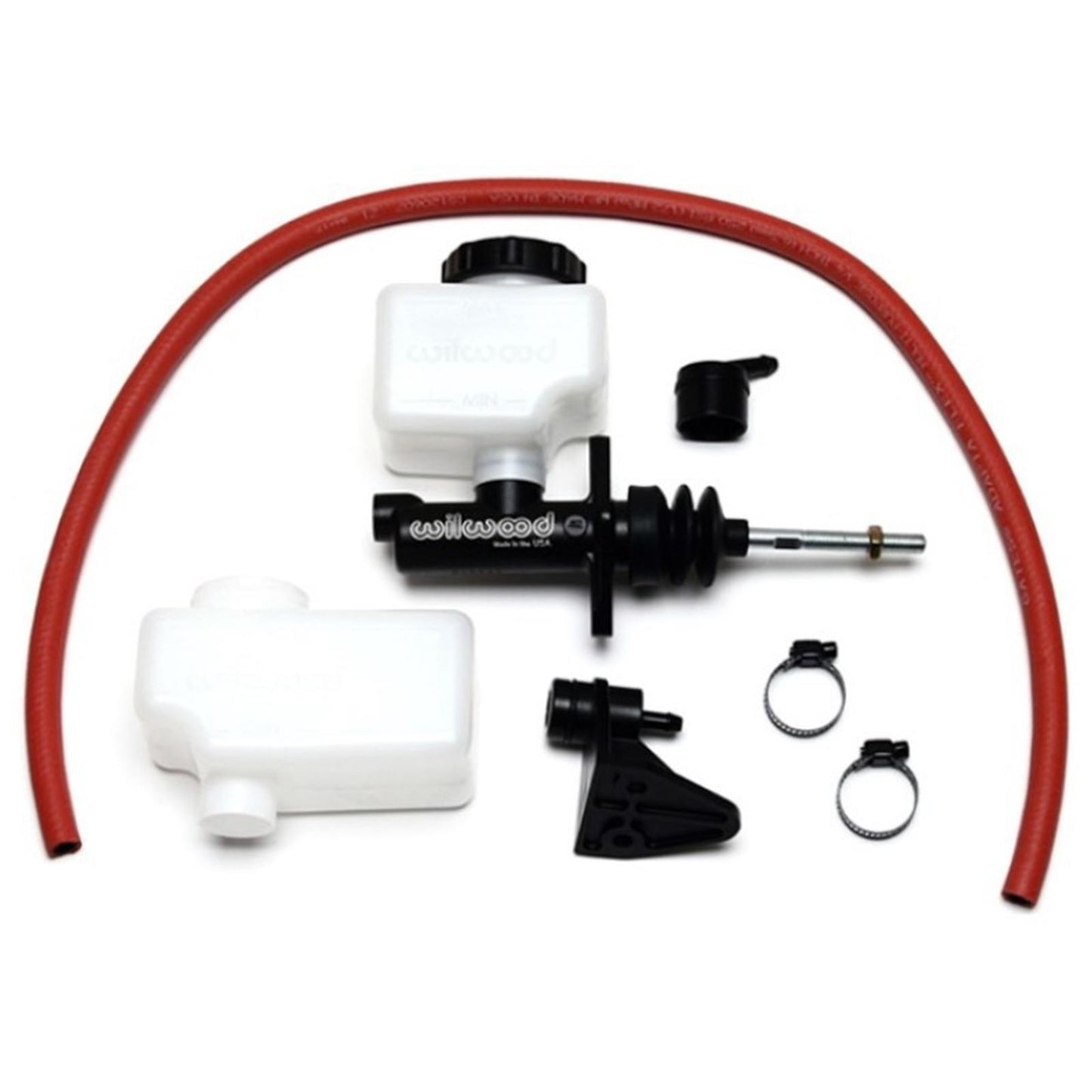 Wilwood Short Remote M/C Kit 13/16in Bore 3/8in-24 Banjo Outlet [MPN: 260-13620]_1824589