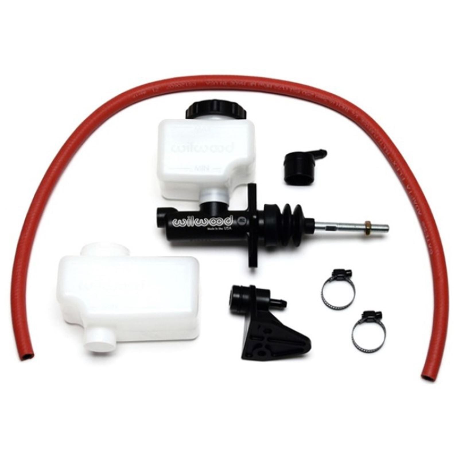 Wilwood Short Remote M/C Kit 13/16in Bore 3/8in-24 Banjo Outlet [MPN: 260-13620]_1824589