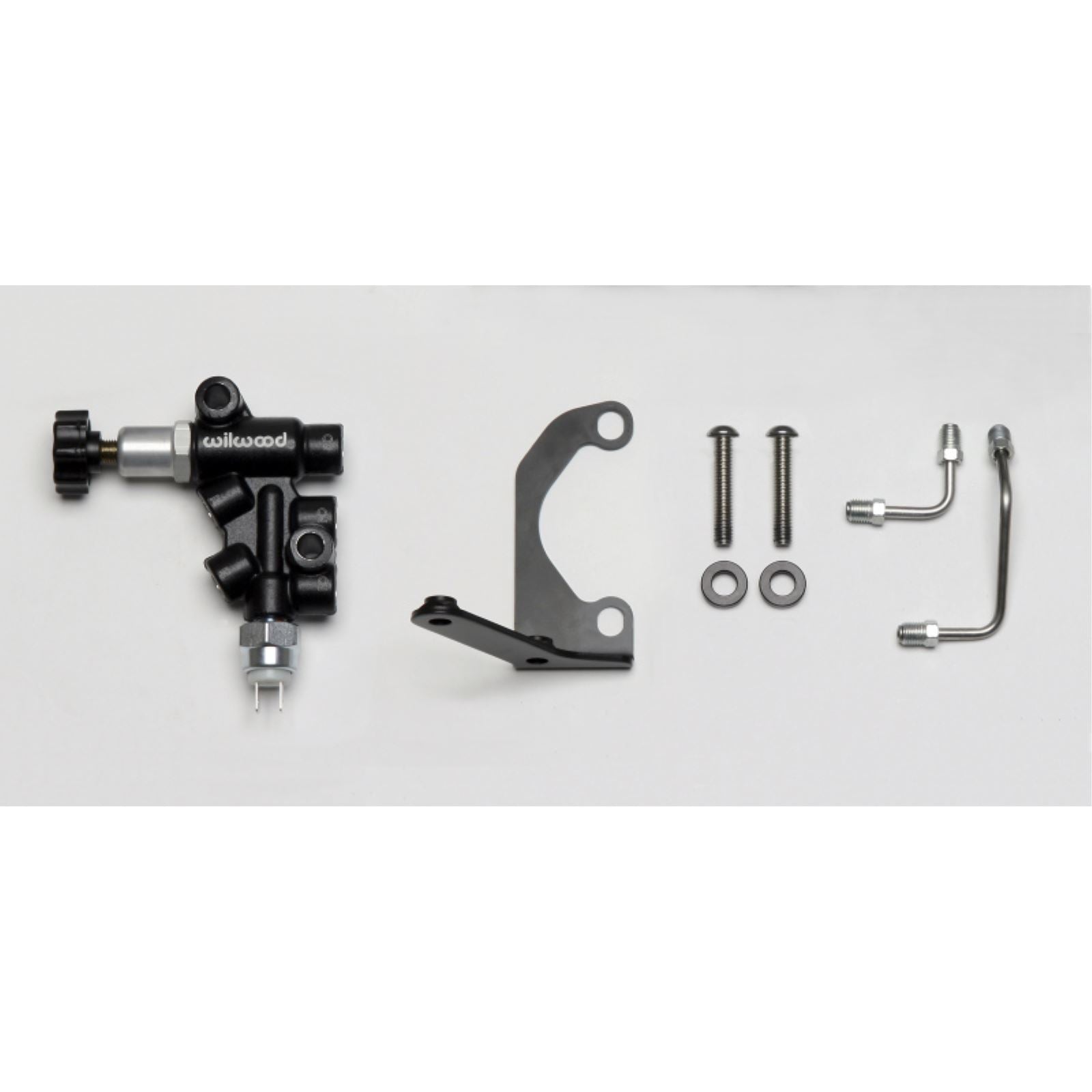 Wilwood Tandem Master Cylinder Mounting Bracket L/H Kit w/ Prop Valve [MPN: 260-13190]_1818148