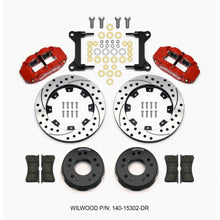 Narrow 6R Front Kit Red for 63-87 C10 w/Wilwood Pro Spindles [MPN: 140-15302-DR]_1818165