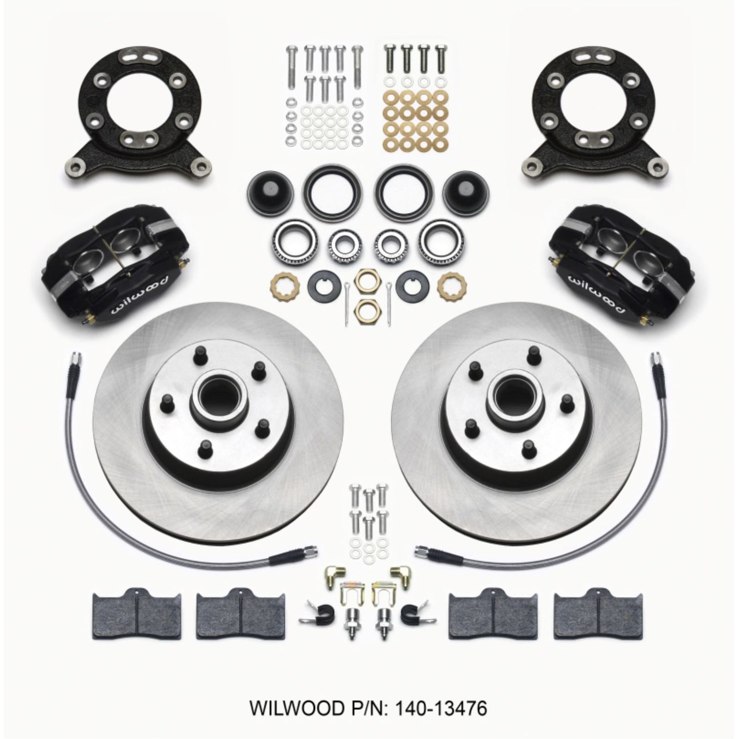 Wilwood Forged Dynalite-M Front Kit for 1965-1969 Mustang Disc & Drum Spindle [MPN: 140-13476]_1818177