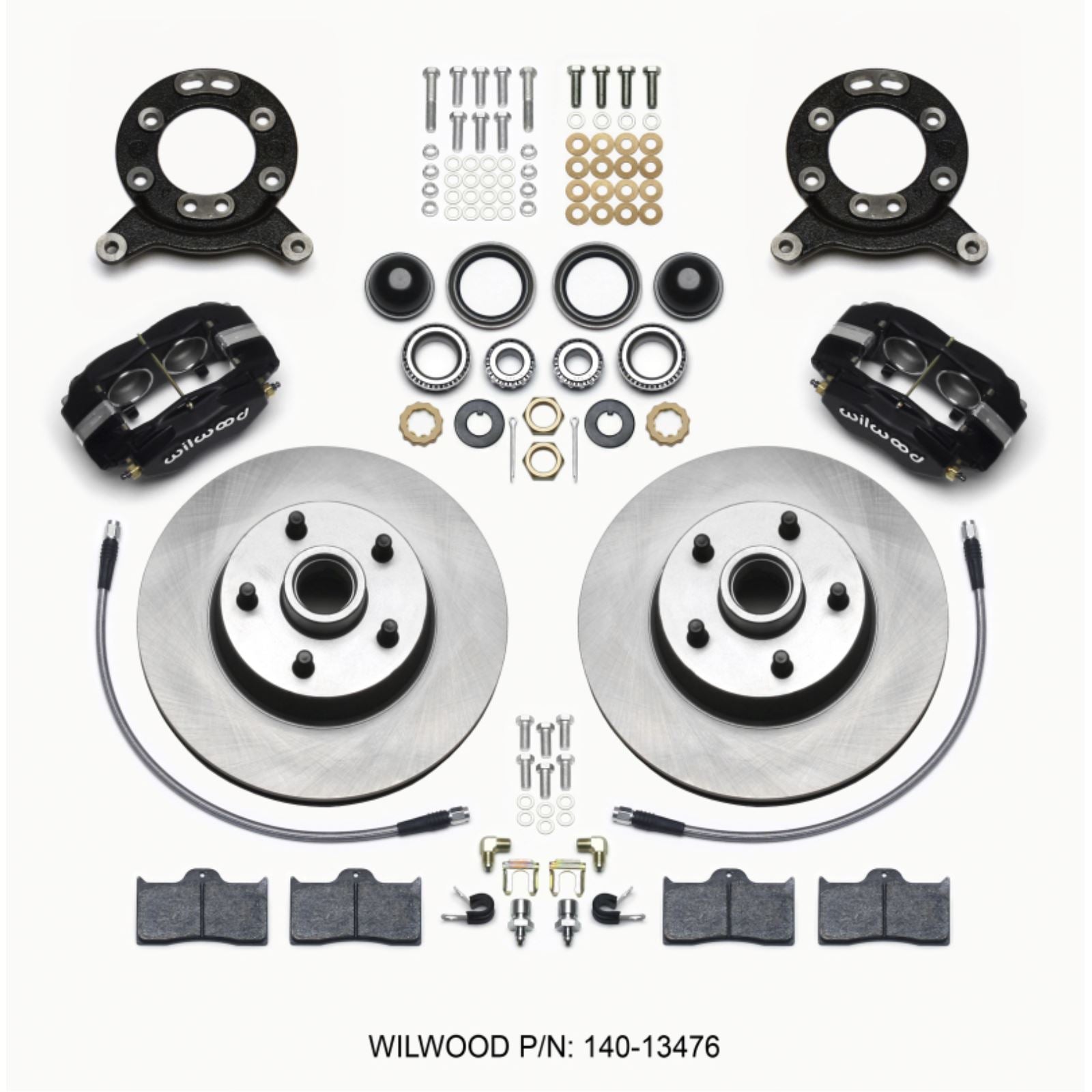 Wilwood Forged Dynalite-M Front Kit for 1965-1969 Mustang Disc & Drum Spindle [MPN: 140-13476]_1818177