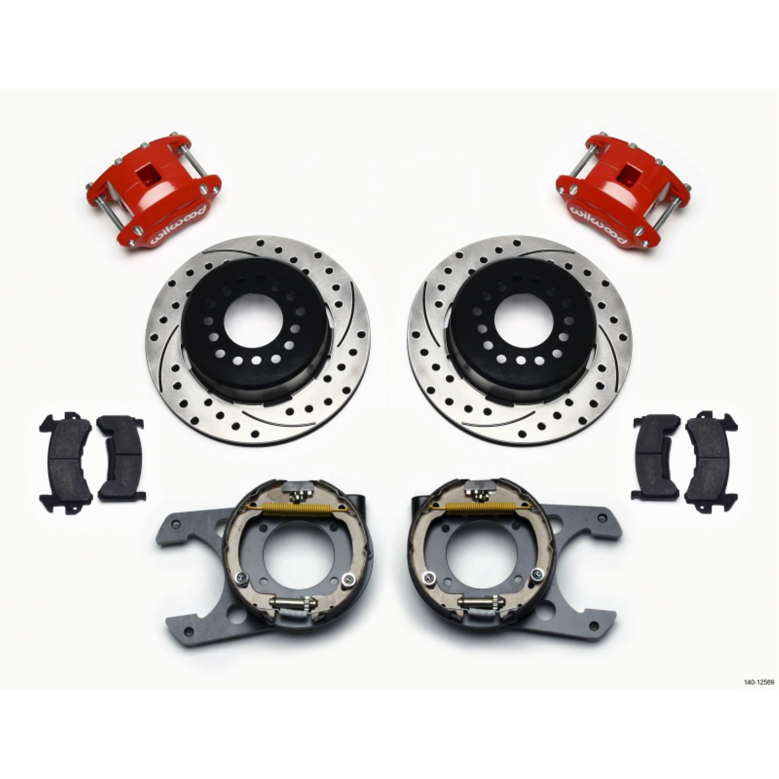 Wilwood D154 P/S Park Brake Kit for Chevy C-10 2.42 Offset 5-lug [MPN: 140-12569]_1818172