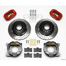 Wilwood Forged Dynalite P/S Park Brake Kit Drill-Red for Impala 59-64 [MPN: 140-11828-DR]_1818173