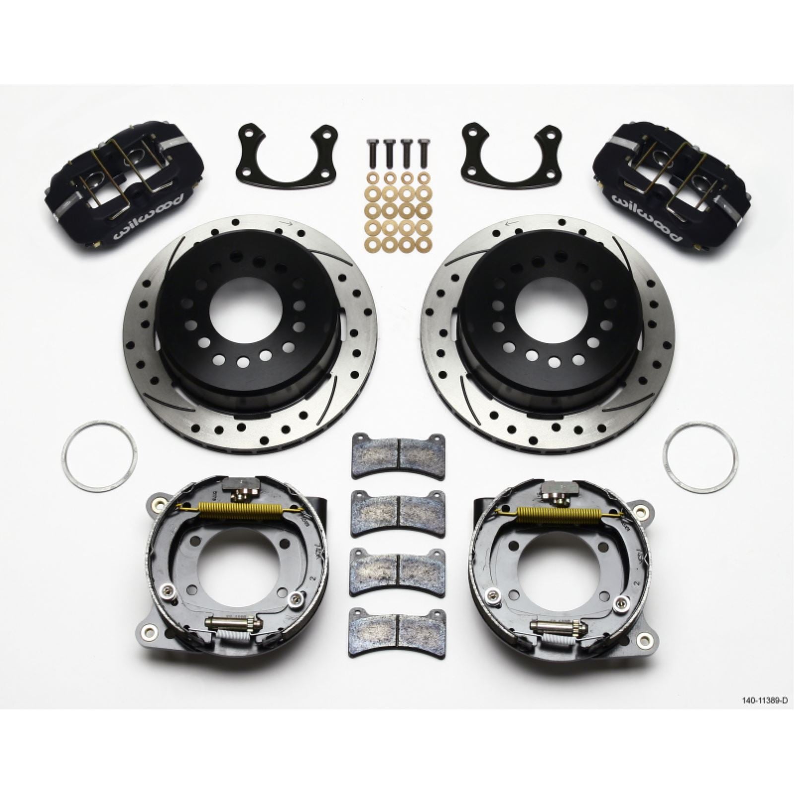 Wilwood Dynapro Low-Profile 11.00in P-Brake Kit Drilled for New Big Ford [MPN: 140-11389-D]_1818213