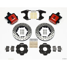Wilwood Comb Parking Brake Rear Kit 11.00in Drilled Red for Civic/Integra [MPN: 140-10208-DR]_1818195