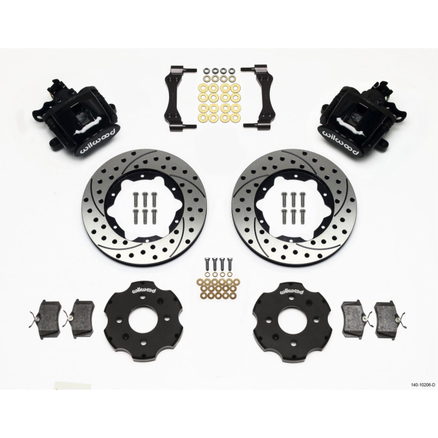 Wilwood Combination Parking Brake Rear Kit 11.00in Drilled for Civic/Integra [MPN: 140-10206-D]_1818215