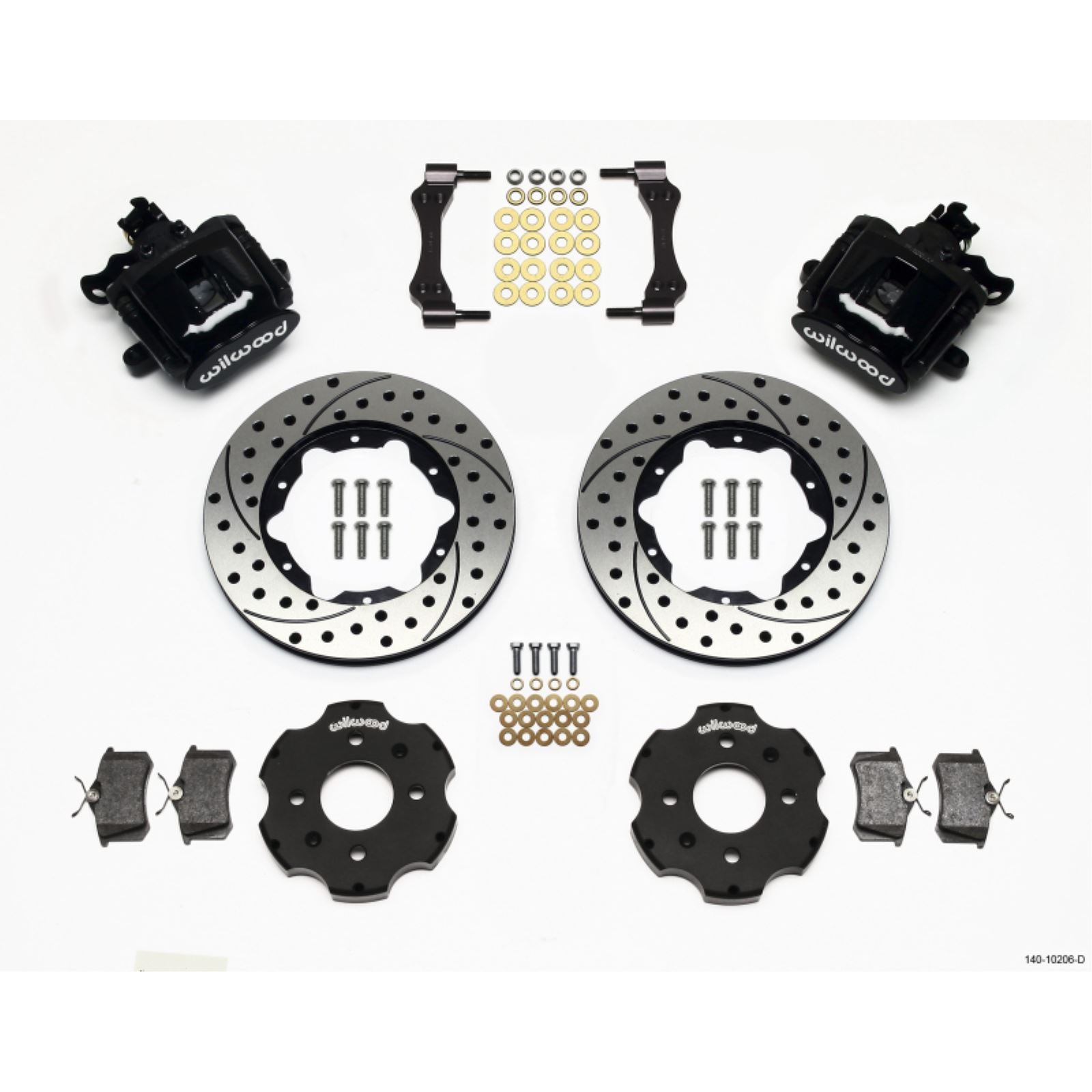 Wilwood Combination Parking Brake Rear Kit 11.00in Drilled for Civic/Integra [MPN: 140-10206-D]_1818215