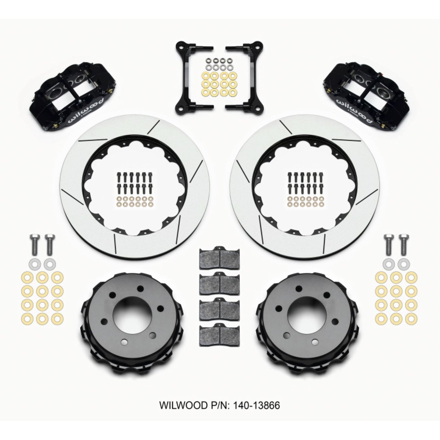 Wilwood Narrow Superlite 4R RearTruck Kit 14.25in for 2012-Up Ford F150 6 lug [MPN: 140-13866]_1818206