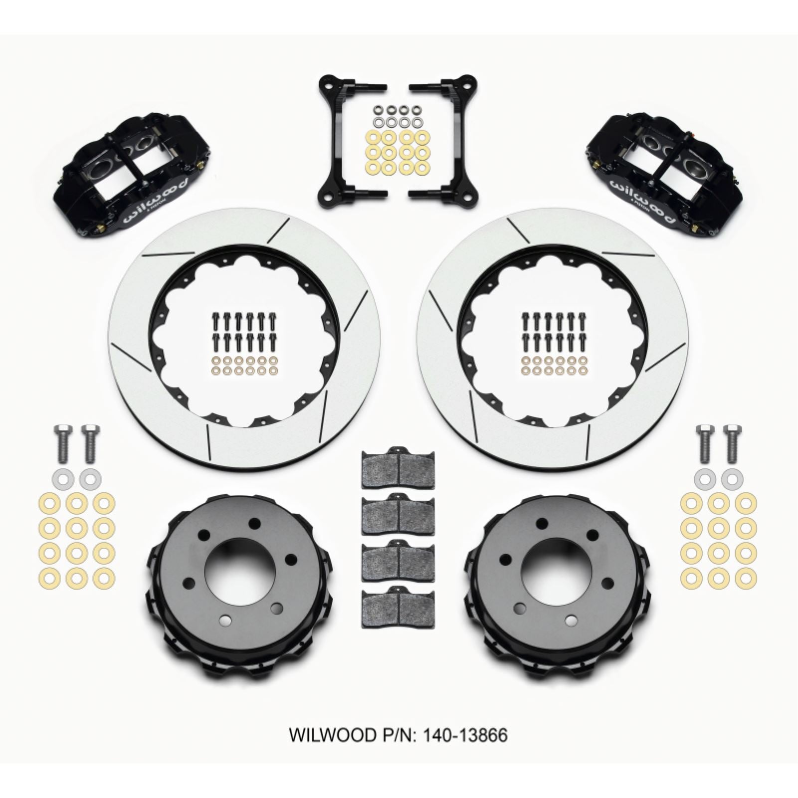 Wilwood Narrow Superlite 4R RearTruck Kit 14.25in for 2012-Up Ford F150 6 lug [MPN: 140-13866]_1818206