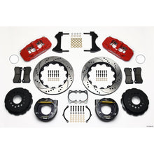 Wilwood AERO4 Rear P-Brake Kit 14.00in Drill Red for Big Ford New Style [MPN: 140-10948-DR]_1818235
