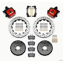 Wilwood Comb Parking Brake Rear Kit 12.88in Drilled Red for Honda S2000 [MPN: 140-10310-DR]_1818253