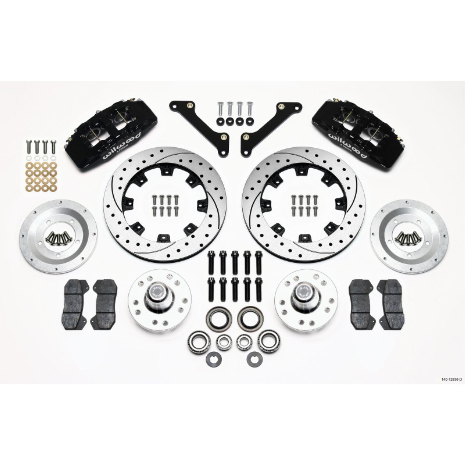 Wilwood Dynapro 6 Front Hub Kit 12.19in Drilled for 79-81 Camaro [MPN: 140-12836-D]_1818239