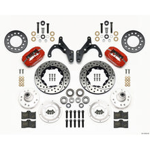 Wilwood Forged Dynalite Front Kit 11.00in Drill - Red for 69-70 Impala Drum [MPN: 140-12040-DR]_1818244