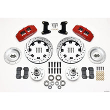 Wilwood Dynapro 6 Front Hub Kit 12.19in Drilled Red for 74-80 Pinto/Mustang [MPN: 140-10742-DR]_1818221