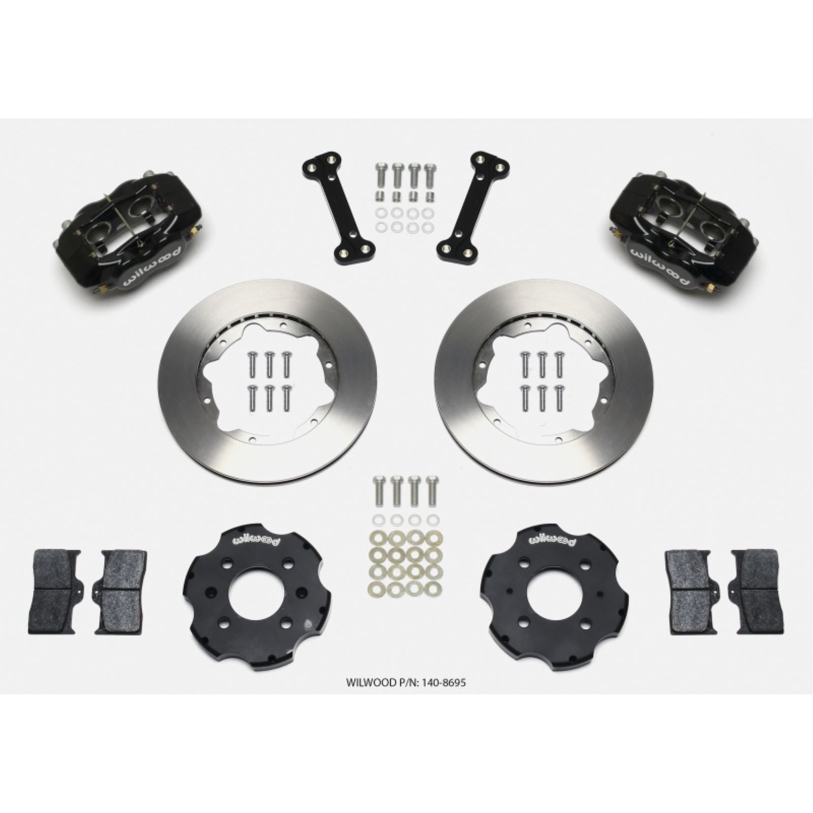 Wilwood Forged Dynalite Front Hat Kit 11.00in for Integra/Civic w/Fac.240mm Rtr [MPN: 140-8695]_1818269